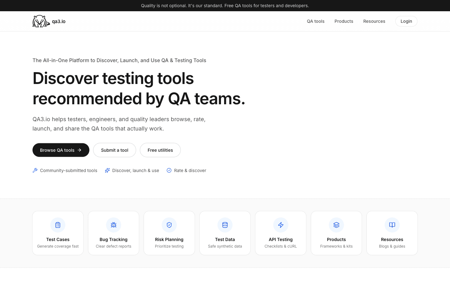 qa3.io product preview