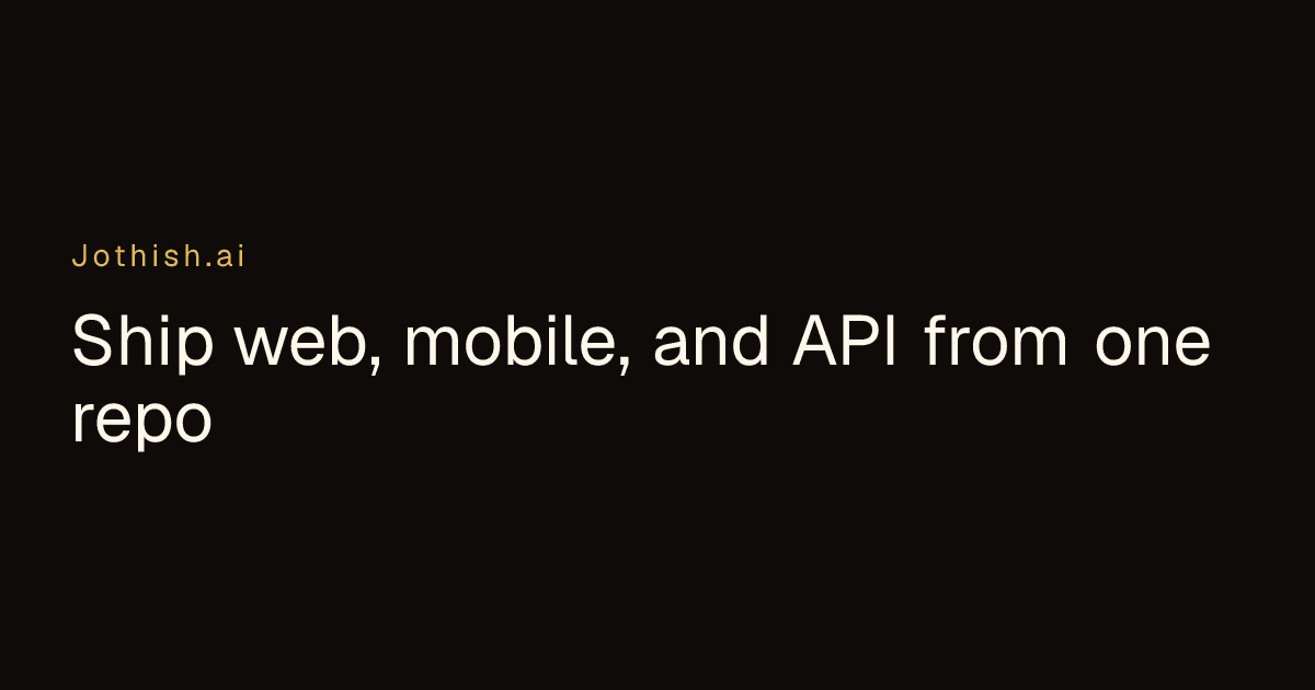 Jothish AI product interface